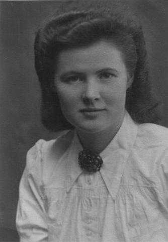 Margarete Heimes im Jahre 1943