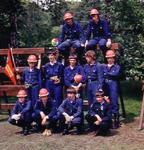 Gruppe beim Bundeswettkampf 1979    