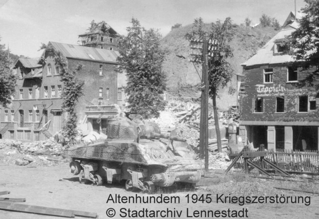 Altenhundem 1945  Kriegszerstörung2