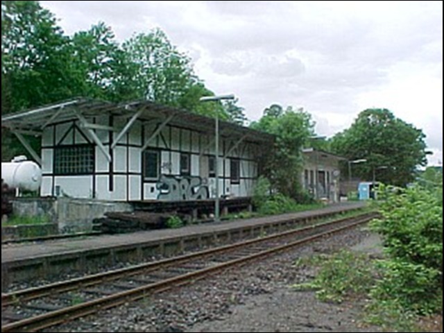Der Bahnhof in Kraghammer