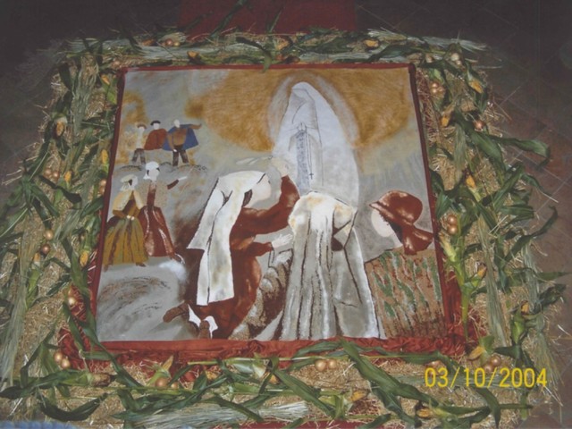 2004 Thema Muttergotteserscheinung in Lourdes.